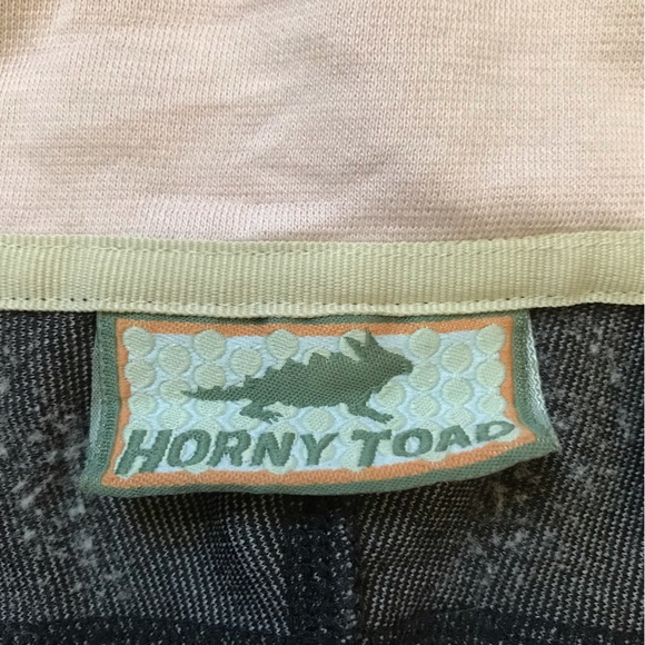 Women’s Horny Toad cotton quarter zip pullover shirt, grey & pink, size medium - Picture 3 of 6